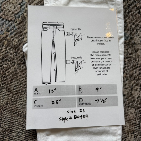 J.Crew White Signature Stretch Mid-Rise Flare Crop Jeans • multiple sizes •BO933 - Picture 10 of 14